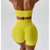 Aktiv shorts sommar hög midje fitness yoga snabbtorkande snäva korta leggings sträcker sport som kör byte gym kvinnor