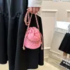 Mini Lingge Chain Cute Bucket Key Bag 2023 Spring/Summer New Fashion Shoulder