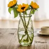 Vases Nordic Style Hydroponic Glass Vase Flower Small Decoration Modern Luxury Design Ikebana Vaas Aesthetic Room Decor WK50VA