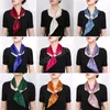Lyxig satin Silk Neck Tie Scarf For Women Hair Bands Ribbon pannband Kerchiecf Bandana Skinny Wrist Wraps Sunscreen Neck Guard