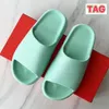 Neue Calm Slides Designer Sandalen Sommer Flats Hausschuhe Seasame Sail Weiß Schwarz Geode Teal Jade Ice Herren Flip Flops Slide S Strand