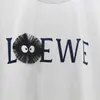 Camisetas para hombres Luo Weiwei's 2023 Verano Nuevo Dragon Cat Co Marca Coal Ball Elf Manga corta Cuello redondo Versátil Camiseta suelta para hombres y mujeres