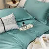 Beddengoed sets Svetanya Nordic Light Green 100 Egyptisch katoenen beddengoed Ru Europe Queen King Family Size Set Hoeslaken Dekbedovertrek 230724