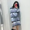 Новое вязаное платье M-Aje Purple Diamond Plaid Wool Counte Shear Cardigan набор кардигана