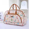 Duffel Bag Travel Fashion Pu Leather Large Capacity Waterproof Print Bagage Duffle Bag Casual PT1083 230724