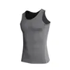 Mannen Tank Tops Mannen Sport Fitness Tees Vest Effen Kleur Zomer Gym Tuniek T-shirt Workout Compressie Base Stretch sport 230724