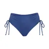 Kobiety bikini 2023 trendowanie stroju kąpielowego stroju kąpielowego regulację strojów kąpielowych po stronie krawata pływackie puszki fa plażowe Swimbottom H230515 H230524
