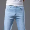 Männer 6 Farbe Herren Stretch Skinny Jeans Frühling Koreanische Mode Lässig Baumwolle Denim Slim Fit Hosen Männliche Hosen Marke 220813 L230724