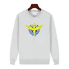 Moletons masculinos Gundam Mobile Suit Mecha Anime Graphic Sweatshirts gola redonda e moletom de veludo com capuz inverno grosso homem