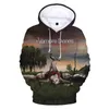 Men's Hoodies Men's And Women's Vampire Diary Hooded Sweatshirt 3D Printed Casual Sweater Unisex Street Wear Oversize