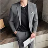 Costumes pour hommes 4XL 5XL Mariage pour hommes manteau pantalon conception dernier Homme Mariage affaires Social Blazer veste ensemble 2 pièces