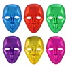 5 pièces accessoires d'halloween mascarade galvanoplastie masque complet Hip Hop adulte danse de rue carnaval Cosplay accessoires de bal approvisionnement