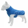 Odzież dla psów jesień i kurtki zimowe ciepłe odzież polarna polar materiał odblaskowy efekt nad płaszczem