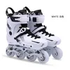 Patins à roulettes en ligne Adulte Slalom Freestyle Fitness 295mm Patins à roues alignées de grande taille Chaussure HKD230720