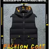 Gilet da uomo Gilet con cappuccio a due lati Giacca in cotone ispessito a doppia faccia mimetica autunnale e invernale