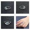 Band Rings Crystal Blue Opal Turkey Evil Eyes Ring For Women Alloy Sier Religious Jewelry Nice Gift Fashion Evil-Eyes Finger Drop Deli Dhfz5