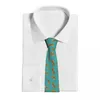 Bow Ties Bengal Tigers slips unisex polyester 8 cm tropiskt tryck vildt nacke för mens mode klassiska skjorta tillbehör cravat
