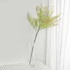 Decorative Objects Figurines 100cm Large Artificial Nandina Branch Tropical Palm Fake Bamboo Tree Big Green Plants Plastic Leaves for Home Decor L230724