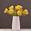 Dekorative Blumen Antike Cordifolium 45CM Pin Banksia Protea Silikon Künstliche Blume Party Event Schaufenster Weihnachtsdekoration Geschenk-