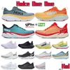 Geklede schoenen met doos Hoka One Running Bondi Clifton 8 Carbon X 2 Sneakers Schokabsorptie Designer Heren Dames Schoen Goblin Blauw Amber D Dhj5A