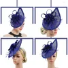 Bandanas Gatsby Tea Party Chapeaux Hauts pour femmes Bandeau de mariage Fascinators Chapeaux Coiffure de mariée Casquettes pour femmes