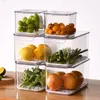 Bouteilles De Stockage 3pcs Plastique Alimentaire Réfrigérateur Organisateur Conteneurs Poubelle Plateau De Vidange Amovible Couvercles Ventilés Fruits Légumes Garde-Manger Congélateur