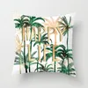 Kissenbezug Tropisches Blatt Kaktus Monstera Kissenbezug 45 45 cm Polyester Wurfkissen Sofa Home Decor Dekoration Dekorativer Kissenbezug 230724