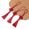 Charms 5st/partier hängande huvudtassel polyester silkborste hänge örhänge charm satin tofs diy smycken gör fynd handgjorda hantverk