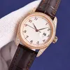 Relógio feminino movimento mecânico automático relógios de diamante 32MM elegante pulseira de couro safira natação relógio de pulso luminoso Montre De Luxe à prova d'água
