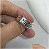 Cluster Rings Vintage Punk Straight Flush Poker Anel De Abertura Exagerado Carta De Jogo Dedo Para Homens Moda Festa Jóias Presente Entregar