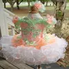 Blingbling Cupcake Girls Pageant Dresses Princess Flower Girls Ball gowns Straps Puff skirt Girls dresses for Party BC00862669