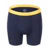 Underbyxor 2023 Högkvalitativ bambufiber Long Boxer Mens underkläder U konvexa boxare Shorts Sexiga mjuka manliga trosor andningsbara