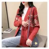 Women's Knits Wholesale 2023 Spring Autumn Winter Fashion Casual Warm Nice Women Sweater Woman Female OL Knit Cardigan BAy1105