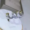 Cluster Rings 925 Silver Sterling High Quality Cent Gold Crown Zircon Ring For Ladies Party Engagement Fashion Jewelry Gift