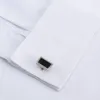 Mäns avslappnade skjortor mäns klassiska franska manschetter solid klänningsskjorta täckt placket formell affärsstandard-passning långärmad kontorsarbete vita skjortor 230724