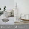 Candle Holders 3 PCS Windshield Clear Glass Small Table Decor Lampshade Tube Shades High Borosilicate Retro Home