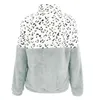 Women's Hoodies Leopard Print Patchwork Hoodie 2023 Kvinnor Winter Zipper Kangaroo Långärmad tröjor Längtare Pullover Kvinnlig kappa 101