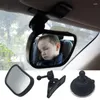 Interior Accessories Baby Rearview Mirror Car Back View Glass Kid Mini Safety Convex Mirrors Kids Monitor Facing Rear Ward