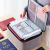 Sacs de rangement sac de voyage multicouche grande capacité sac à main conteneur familial porte-passeport maison Pack organisateur