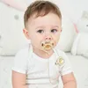 Baby Teethers Toys Miyocar Personaliserad Alla namn kan göra Gold Bling Pacifier och Clip BPA gratis dummy unik design P8 230724