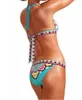 Women's Swimwear Women Summer Sexy Ethnic Print Swimsuit Bikini Set Push-up Bandage Swimming Costume Bathing Suit Swimwear Beachwear 230721