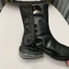 Stövlar hästsko delade tå kvinnor stövlar tabi söt kvinna mode boot mid heel kvinnor festskor EU storlek 35-42 Z230724