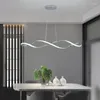 Lampadari Smart Home Alexa Lampadario moderno sospeso per sala da pranzo Soggiorno Cucina Lampadari a led nordici placcati oro / cromati