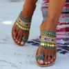 Sandals Summer Women Artisanal Slippers Handmade Flat Bohemia Style Flip Flops Streetwear Ladies Fashion Casual Outside Beach 230724