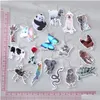 Charme drôle Colorf acrylique femmes créatif dessin animé Animal impression goutte balancent boucle d'oreille mignon bijoux cadeaux livraison boucles d'oreilles