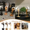 Yüzen dökülme kahve fincanı heykel mutfak yenilik öğeleri dekorasyon dökülme sihir dökme sıçrama yaratıcı kupa home2415