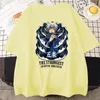 Herr t shirts kläder satoru gojo jujutsu kaisen anime kort tee shirt tshirt unisex topps camisetas sommar