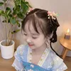 Akcesoria do włosów sympatyczne frędzle klip z klipem klipem kwiat słodki nakrycia głowy w chiński styl dla dzieciaków hairpin akcesorium