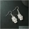 チャームパンクハロウィーンヴィンテージスケルトンSkl dangle dangle earrings for women Jewelry Partyギフトドロップ配達DH2V1