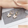 Charm Fashion Earrings Acrylic Butterfly Shaped Jewelry Small Fresh Sweet Drop Earring For Women Cute Gifts Delivery